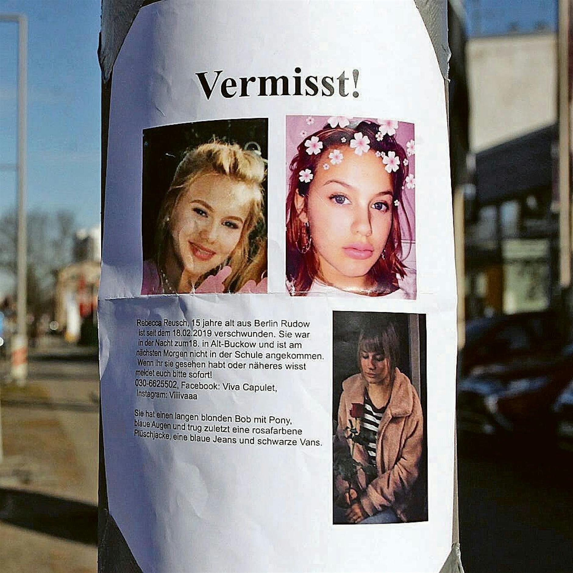 Staatsanwaltschaft: „Wir suchen weiter nach Rebecca“