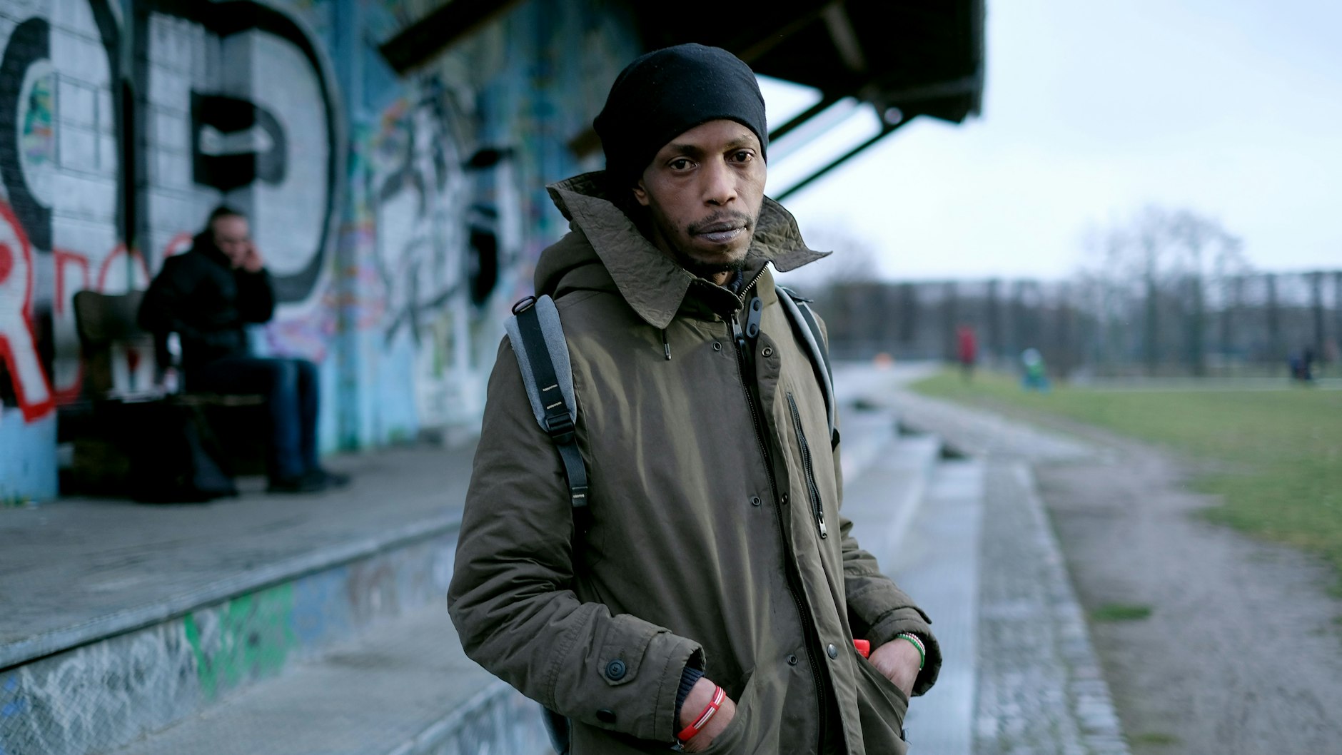 Wainaina Kiagin aus Kenia beklagt rassistische Kontrollen der Polizei im und um den Görlitzer Park.<br><br>