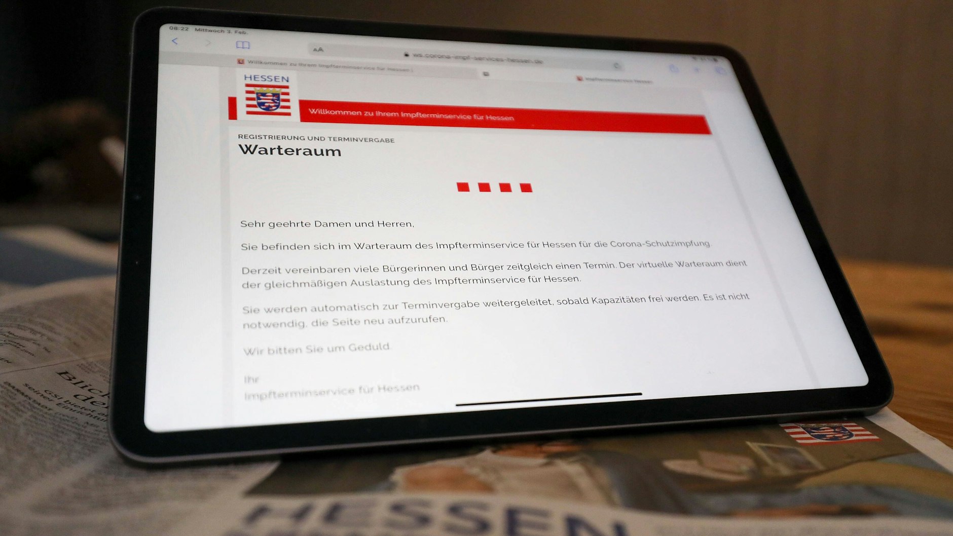  Die Termin-Software des Bundeslands Hessen im Test.