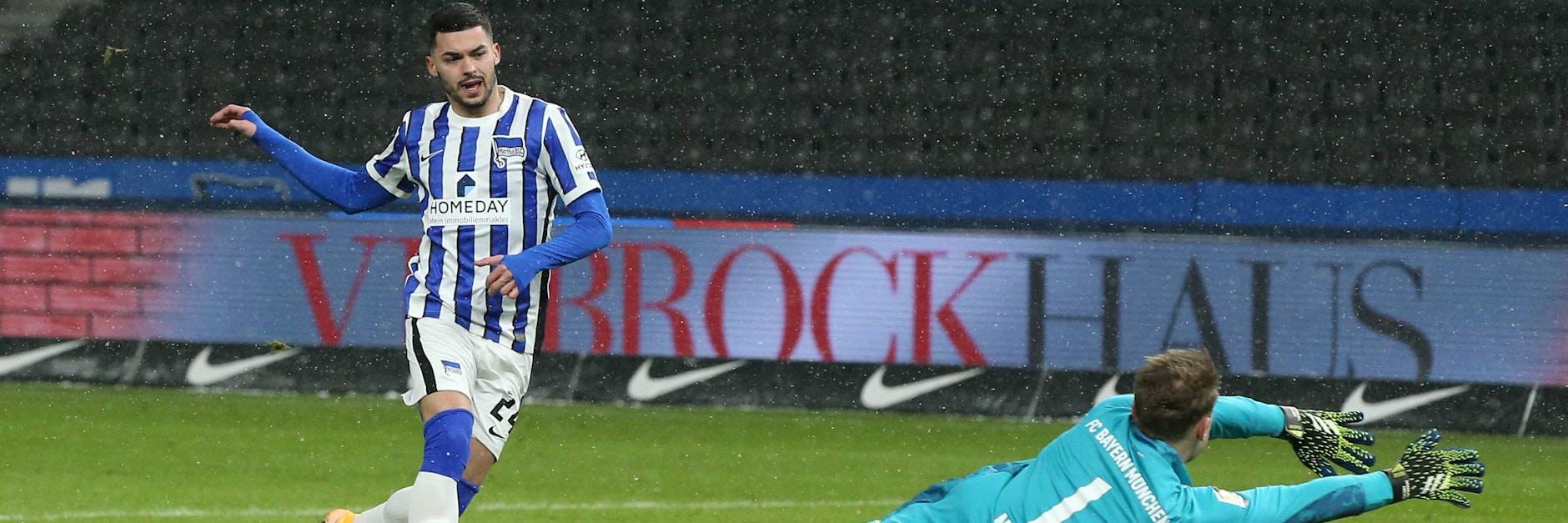 Nemanja Radonjic traf gegen Bayern in der 64.Minute ins Tor. Doch der Treffer zählte nicht wegen Abseitsstellung.