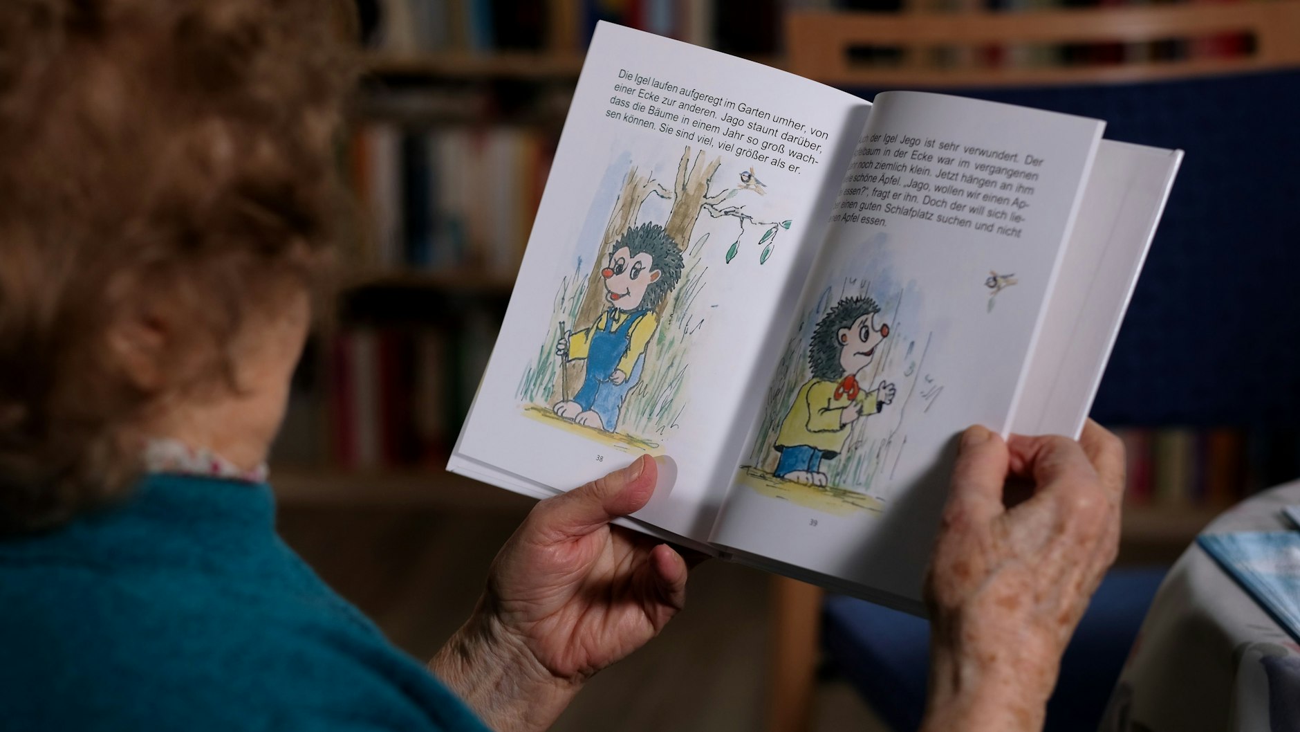 Geschichten wie die von Igel Florian liegen der 90-Jährigen besonders am Herzen.