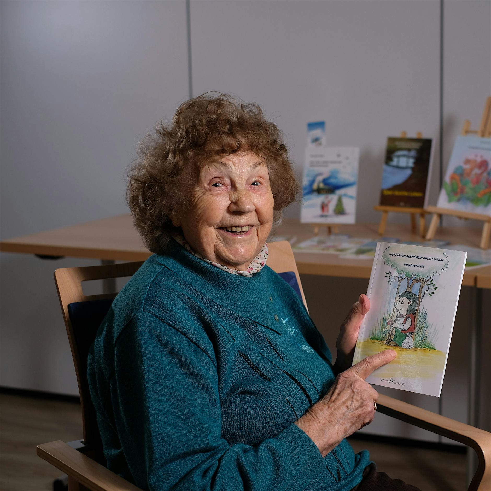 Phantasie kennt kein Alter: Ehrentraut Grylla ist 90 - und Kinderbuch-Autorin