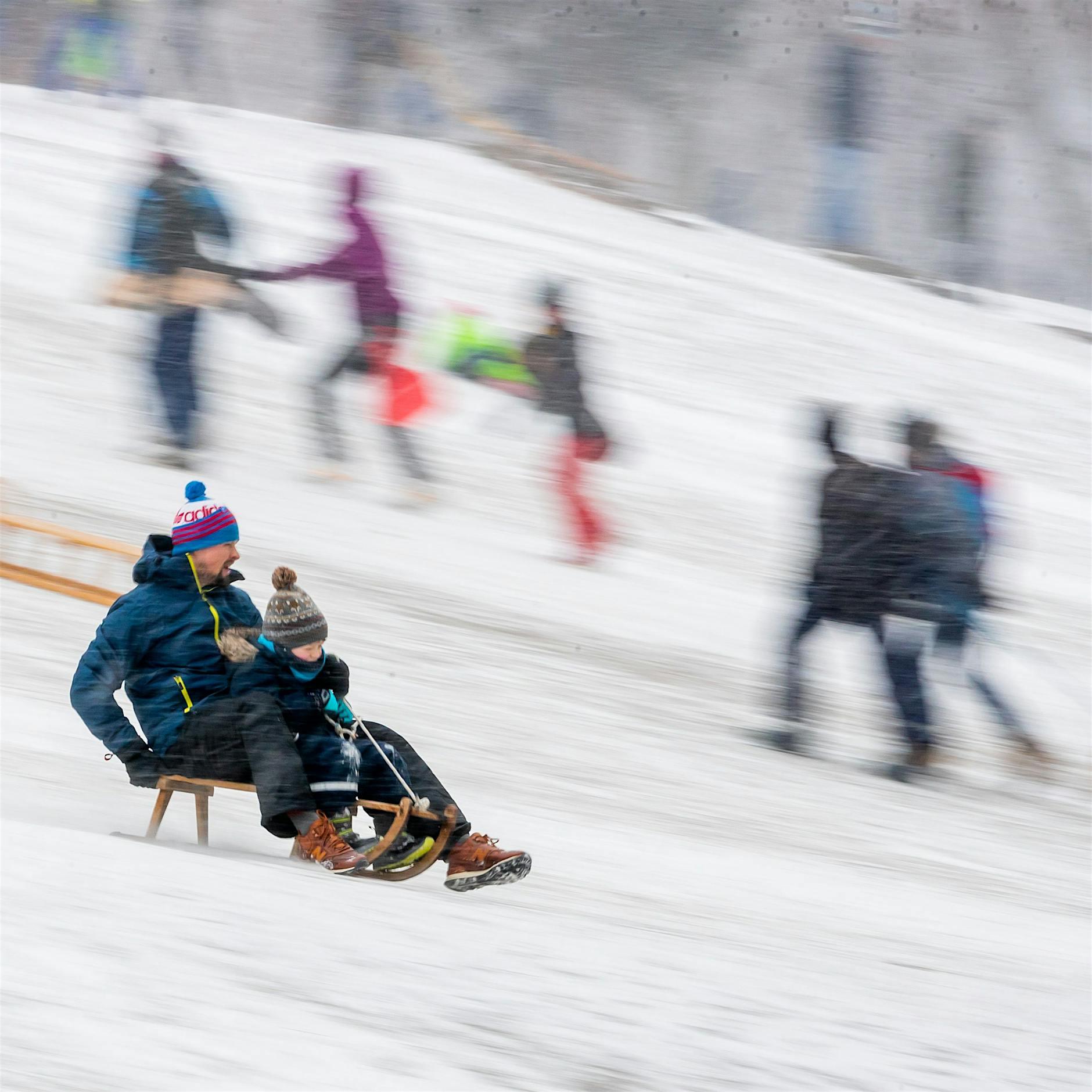 Ein Tag im Schnee und der Berliner ist wieder glücklich