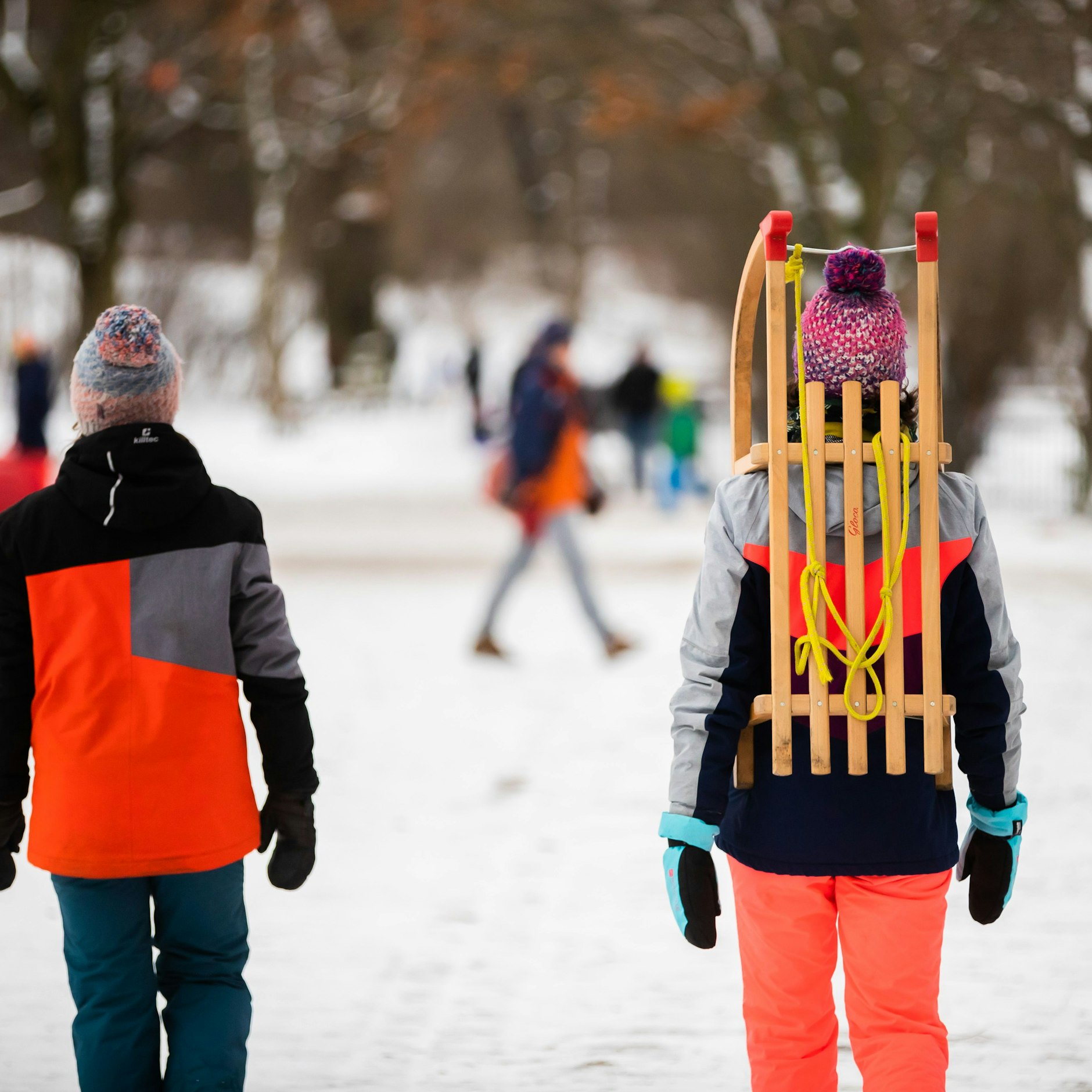 Viele Berliner sind recht ungeübt in Sachen Schnee.