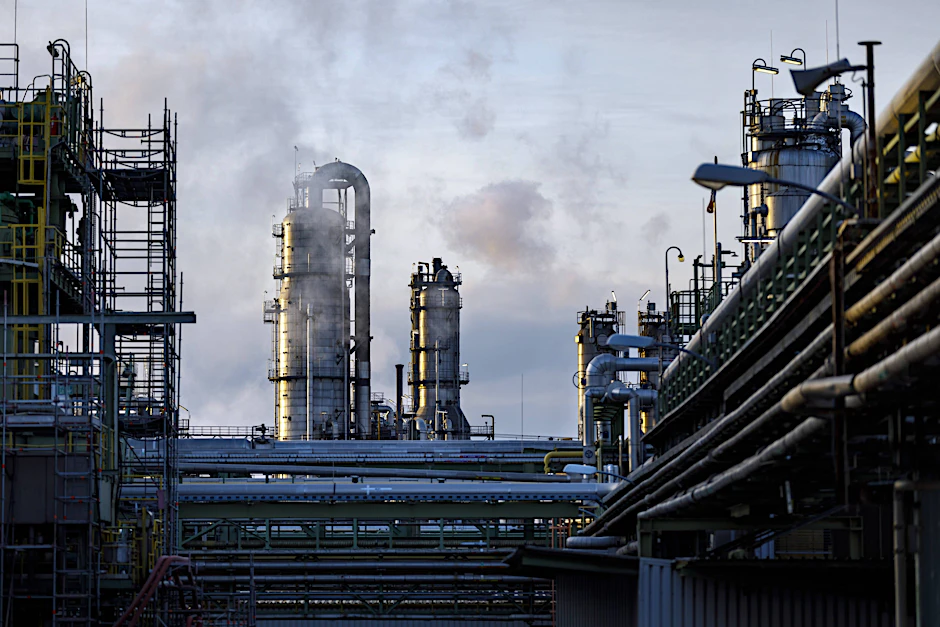 Industrieanlagen von Evonik Industries in Godorf.