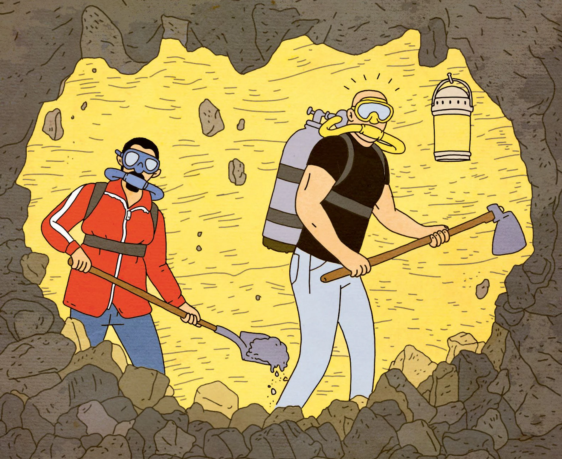 Im israelisch-palästinensischen Untergrund treffen sich die wildesten Gestalten: Alle suchen einen Schatz.