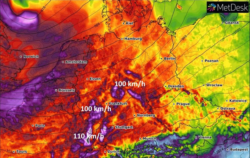 Unwetter-Warnung: Wo Sturm „Klaus“ Am Heftigsten Wütet +++ Wie Es ...