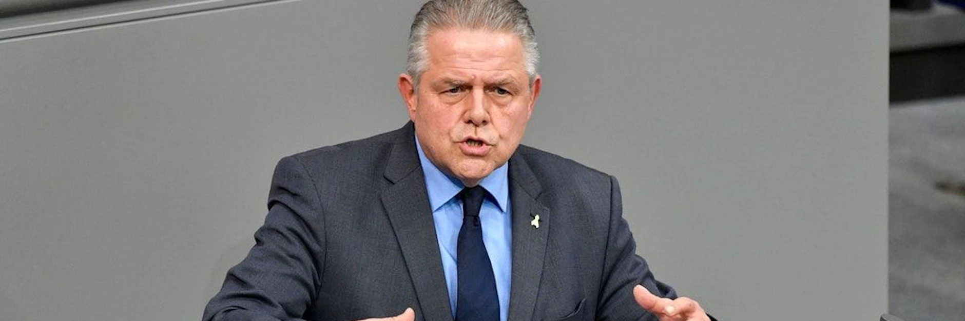Der CDU-Bundestagsabgebordnete Klaus-Peter Willsch bei einer Rede im Deutschen Bundestag.