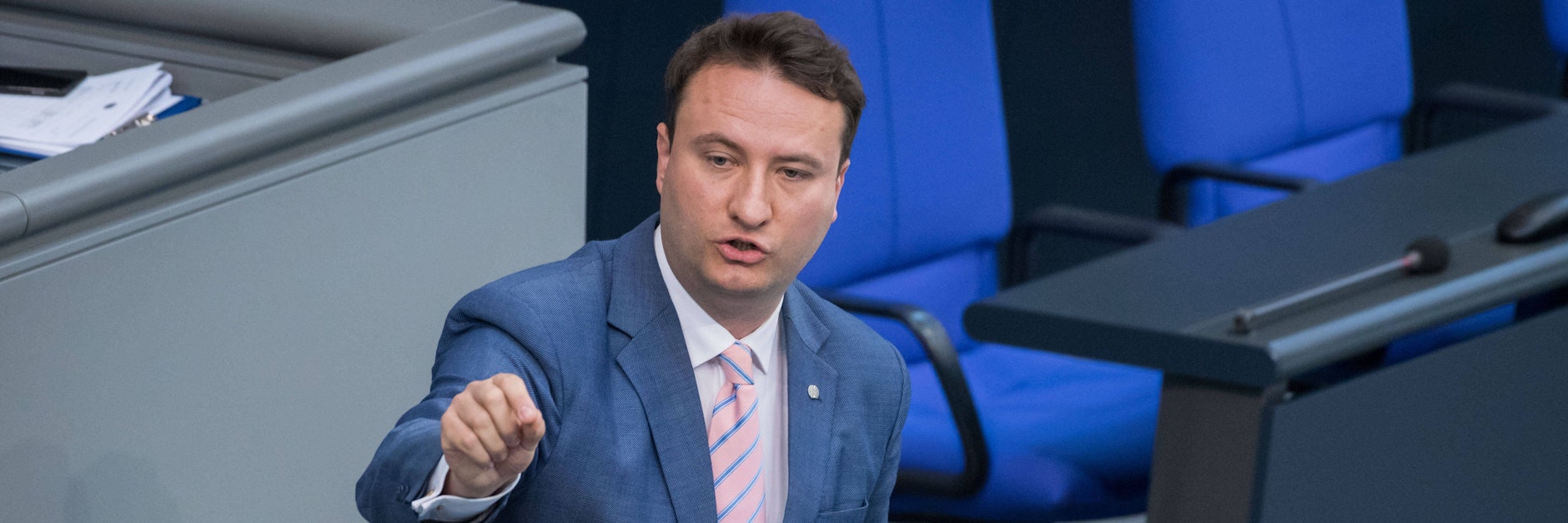 Der CDU-Abgeordnete Mark Hauptmann steht wegen Zahlungen aus Aserbaidschan am Pranger.