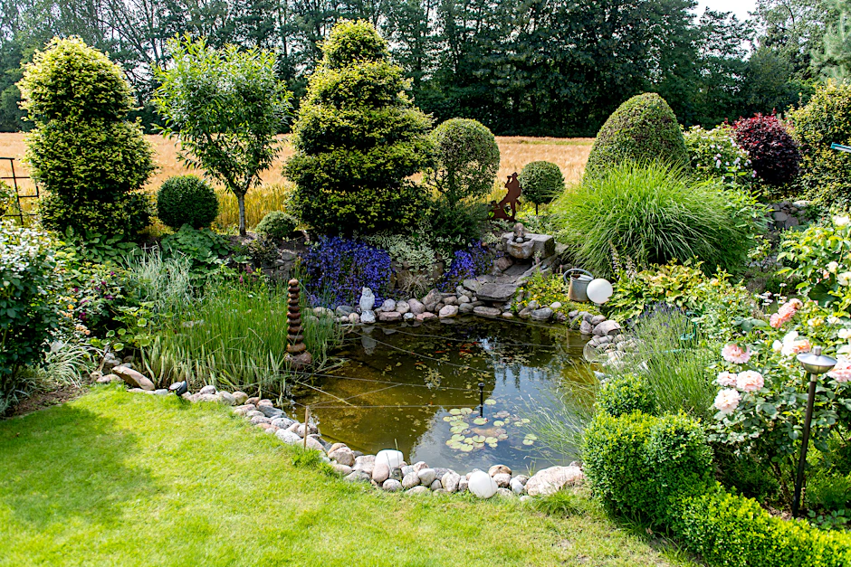 Form, Größe, Pflanzen: ein Gartenteich bietet vielfältige Gestaltungsmöglichkeiten.&nbsp;