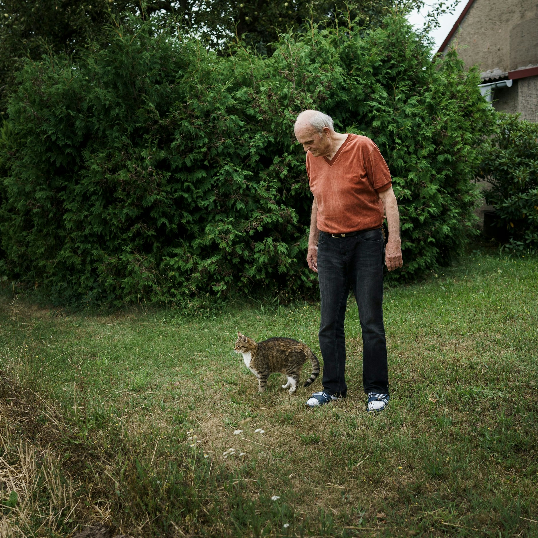 Lokführer Markward Michel fand die Leiche auf den Gleisen.<br>