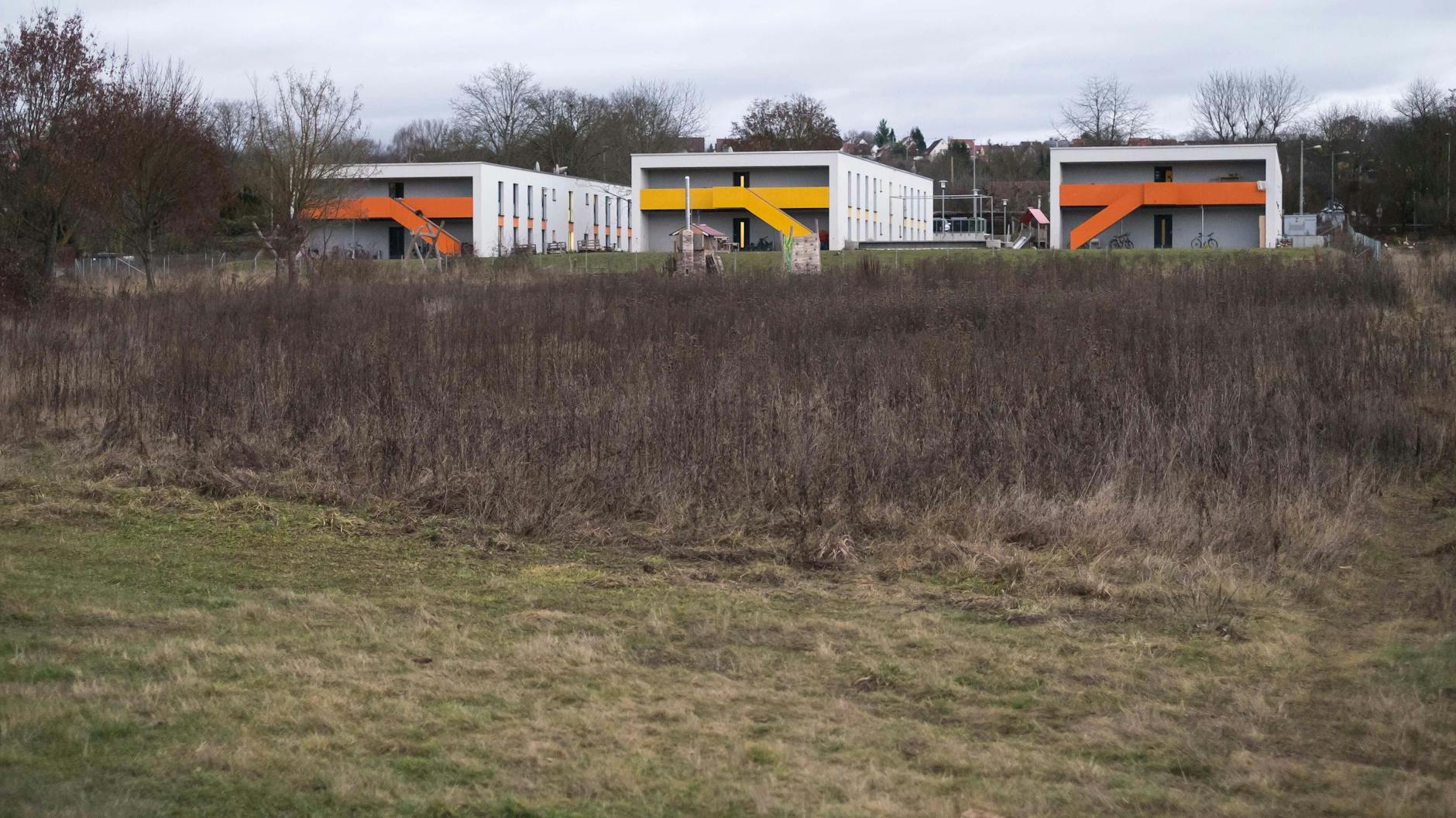 A refugee centre in Stuttgart. Can you imagine the paperwork involved in an asylum application?