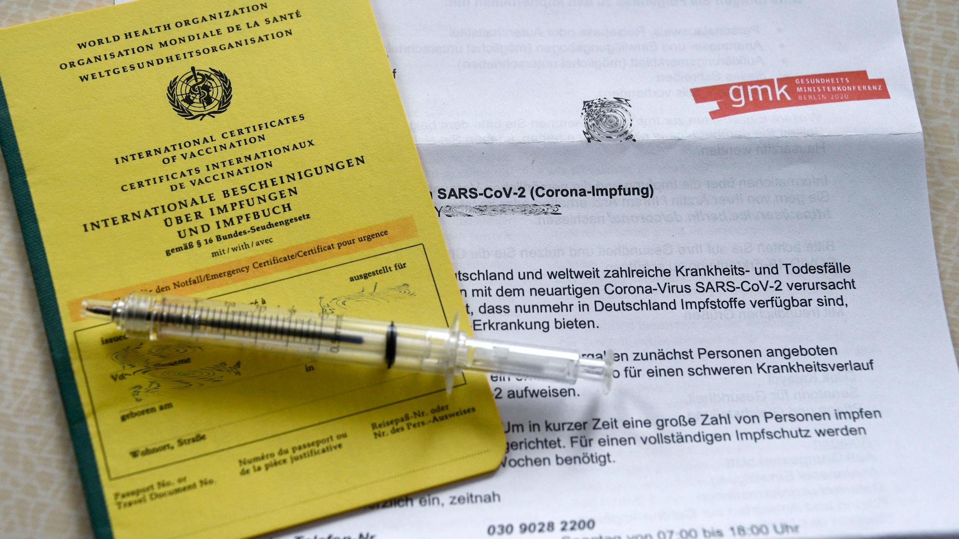 Einladung zur Impfung gegen das Coronavirus.