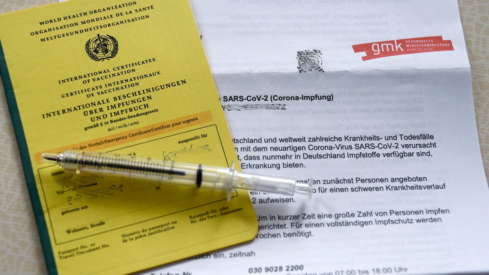 Einladung zur Impfung gegen das Coronavirus.