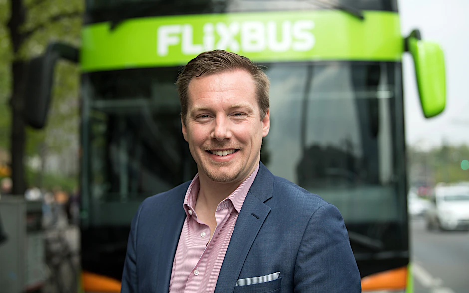 Flixbus-Gründer und Geschäftsführer André Schwämmlein.&nbsp;&nbsp;