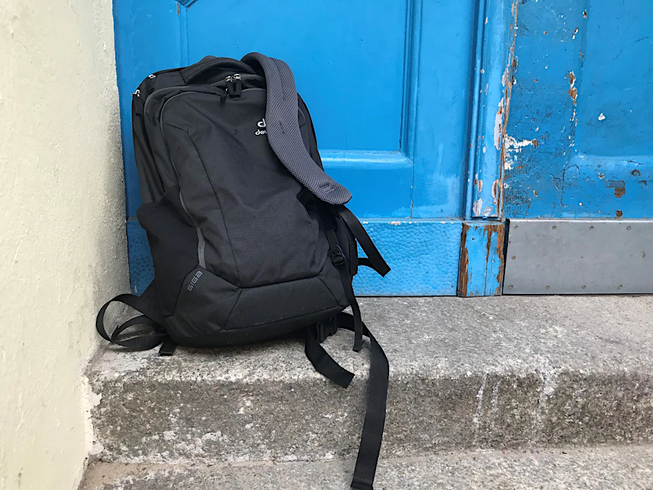 Plötzlich war der Rucksack verschwunden und die Hektik begann.