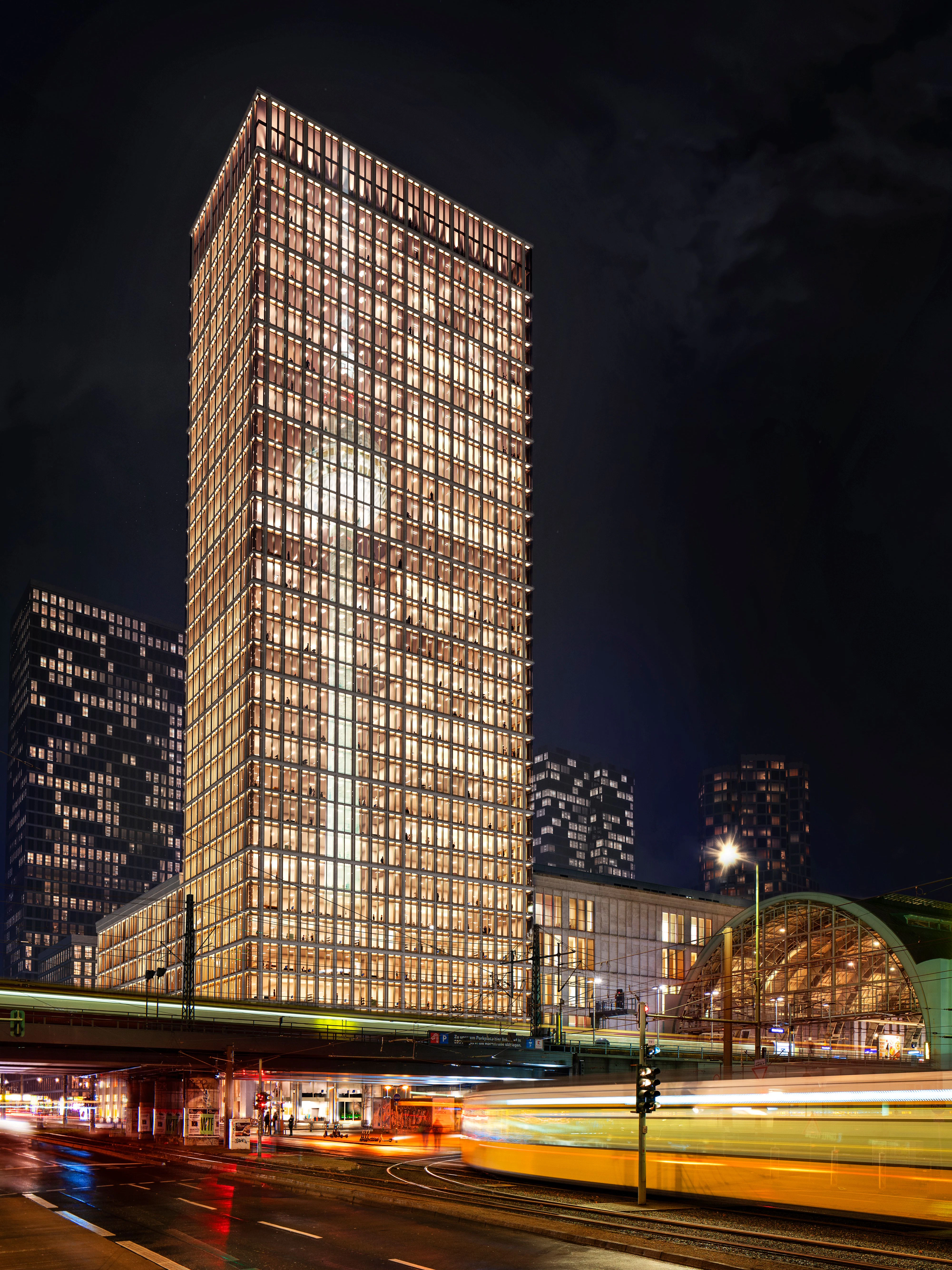 134 Meter soll der Turm in die Höhe ragen.