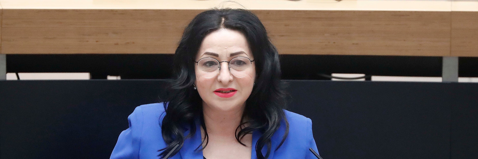 Dilek Kalayci, die Berliner Gesundheitssenatorin.<br>