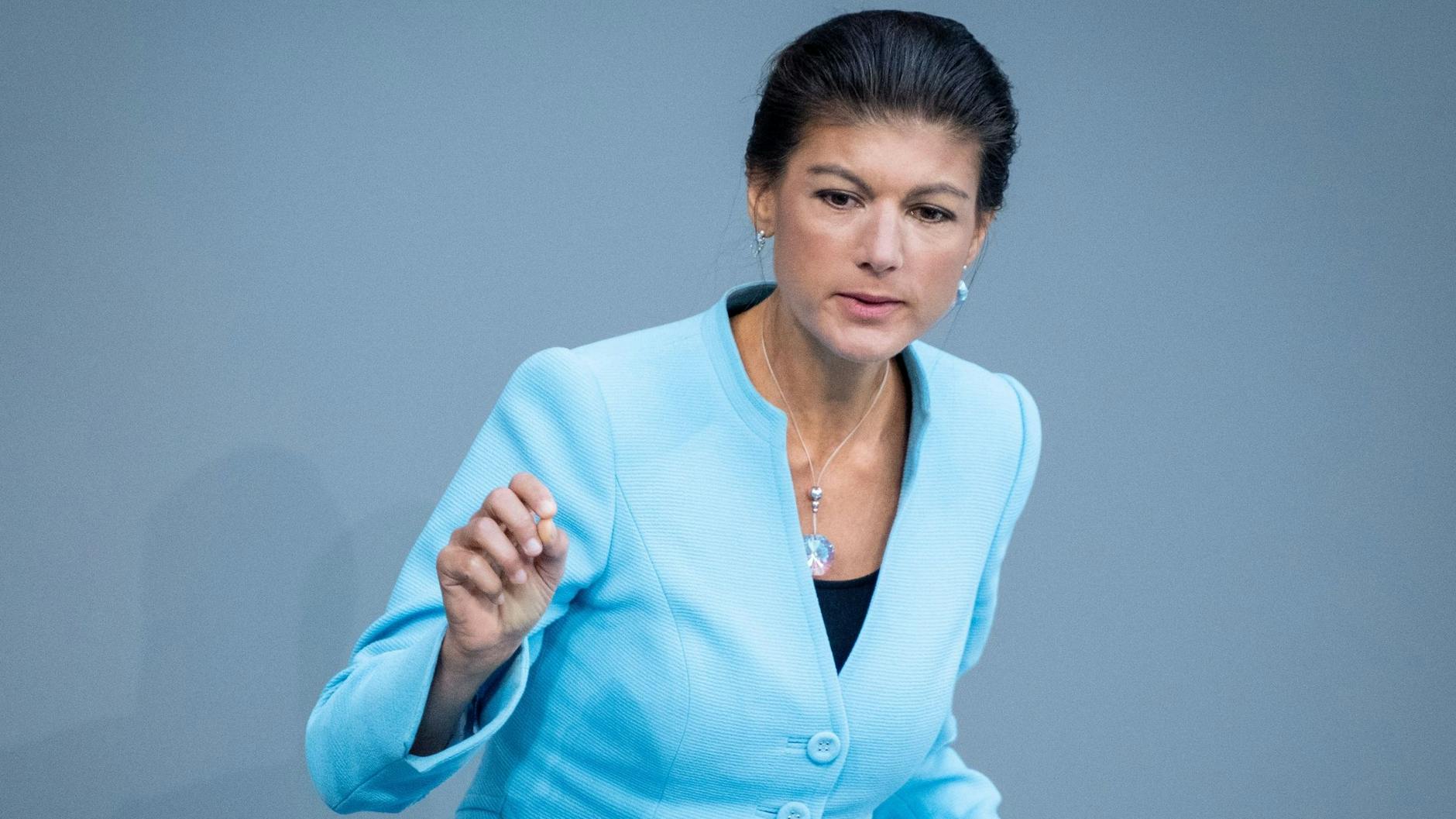 Sahra Wagenknecht (Linke). 