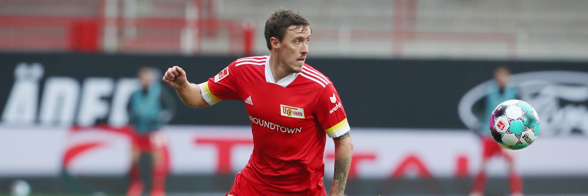 Kruse hat den Ball im Blick, in Sachen Union haben alle Kruse im Blick.