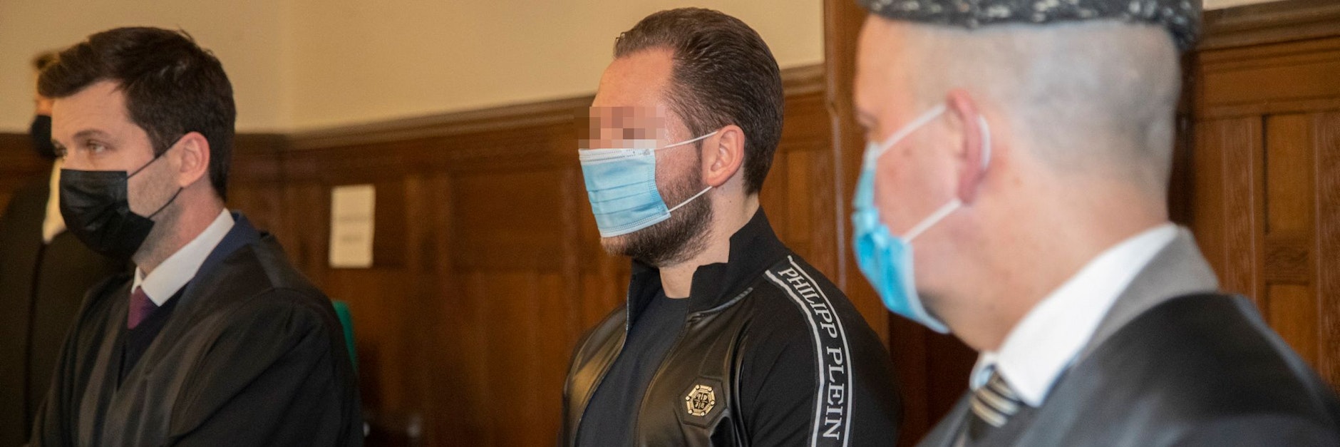 Der Angeklagte Marvin N. vor Gericht.<br>