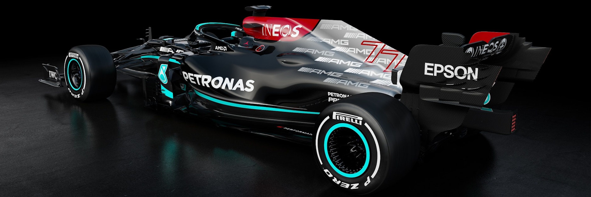 Schick und bestimmt wieder schnell: In diesem Renner soll Lewis Hamilton seinen achten WM-Titel holen.