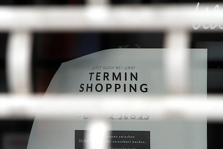 Geschlossene Geschäfte: Shopping nur mit Termin (Symbolbild).