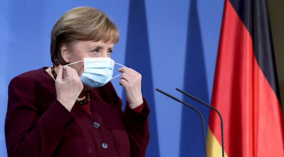 Bundeskanzlerin Angela Merkel (CDU) will Ausgangssperren und eine Verlängerung des Lockdowns.