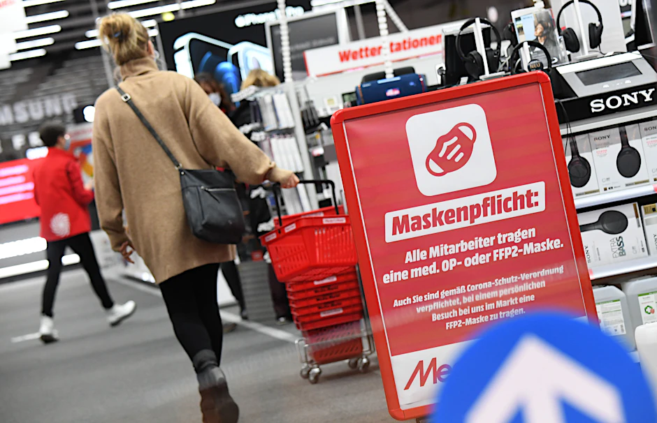 Media Markt hat in Nordrhein- Westfalen erfolgreich gegen die Corona-Verordnung geklagt. In anderen Bundesländern steht eine Entscheidung&nbsp;noch aus.&nbsp; &nbsp;
