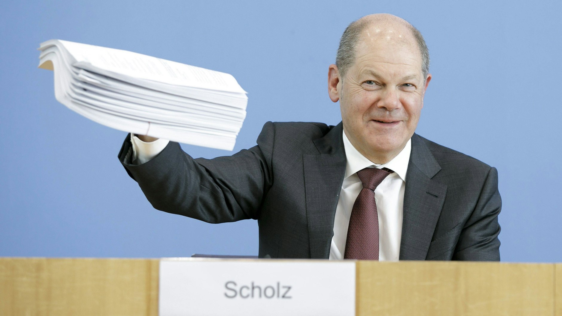Finanzminister Olaf Scholz (SPD)
