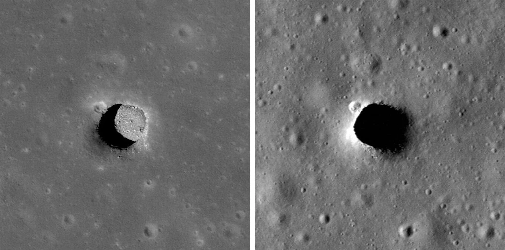 Die Unterwelt des Mondes: Forscher wollen kilometertiefe Höhlen erkunden