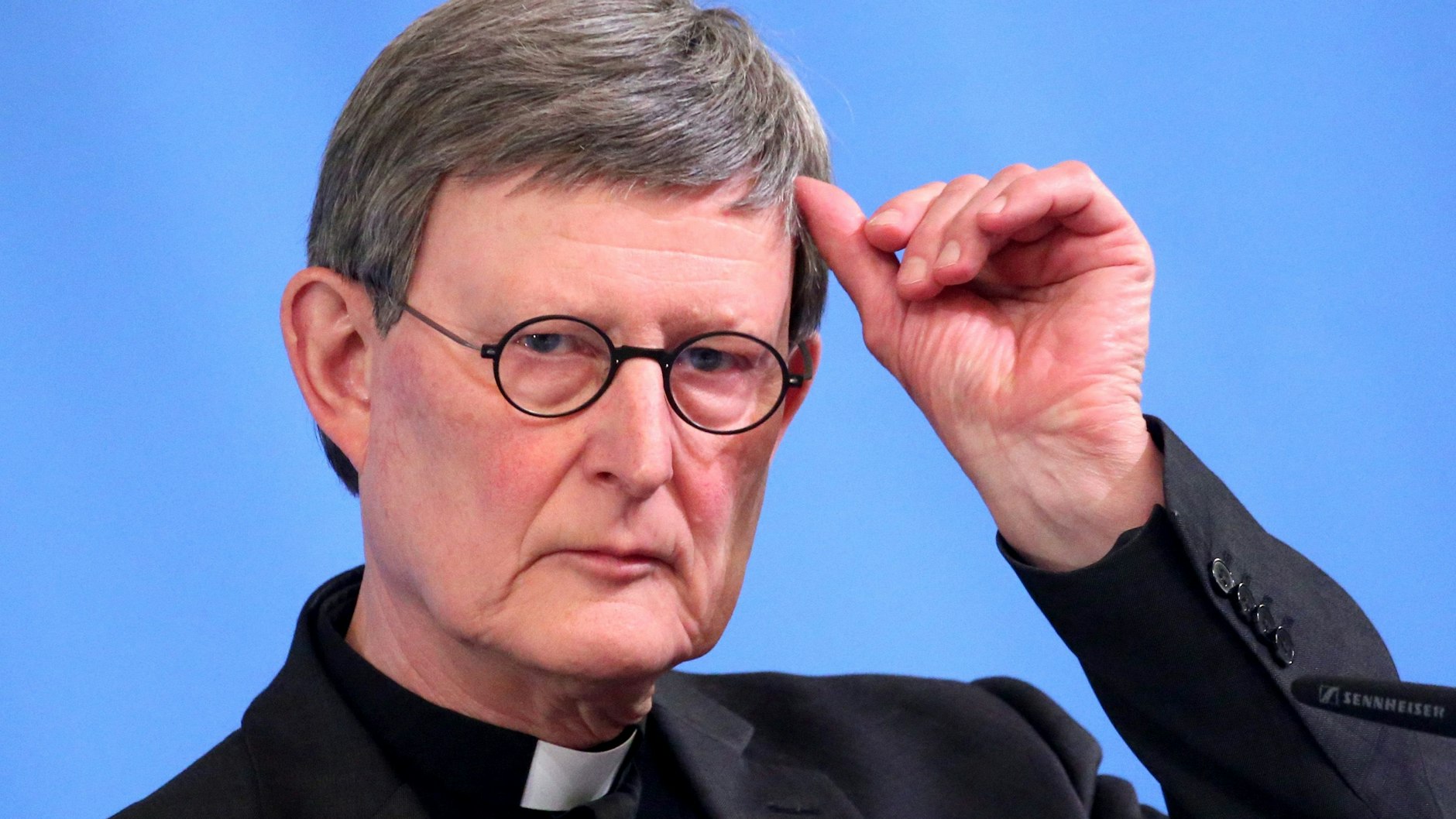 Kardinal Rainer Maria Woelki in der Pressekonferenz am Dienstag.
