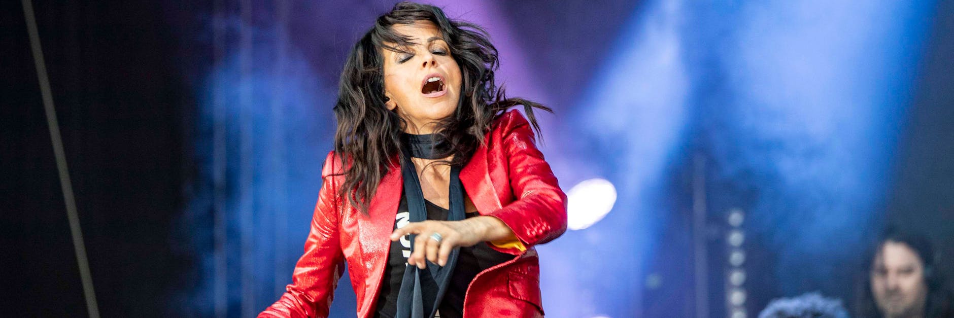 Die Popsängerin Nena bei einem Auftritt.