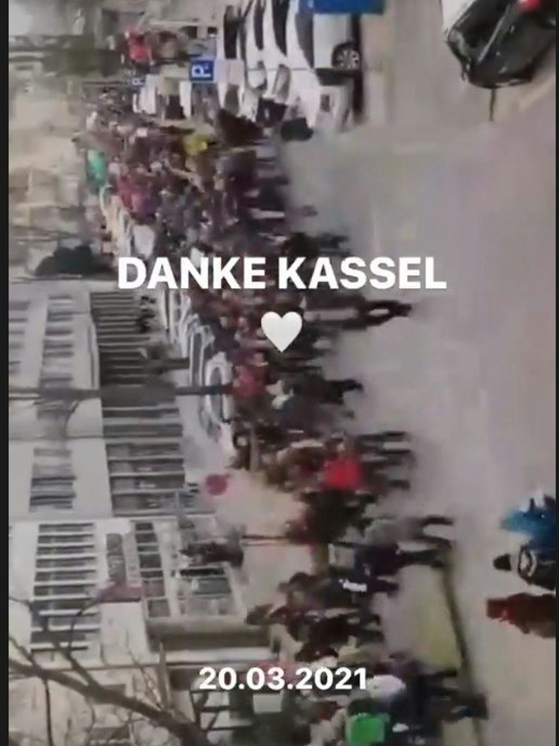 Screenshot des Videos aus Nenas Instagram-Story