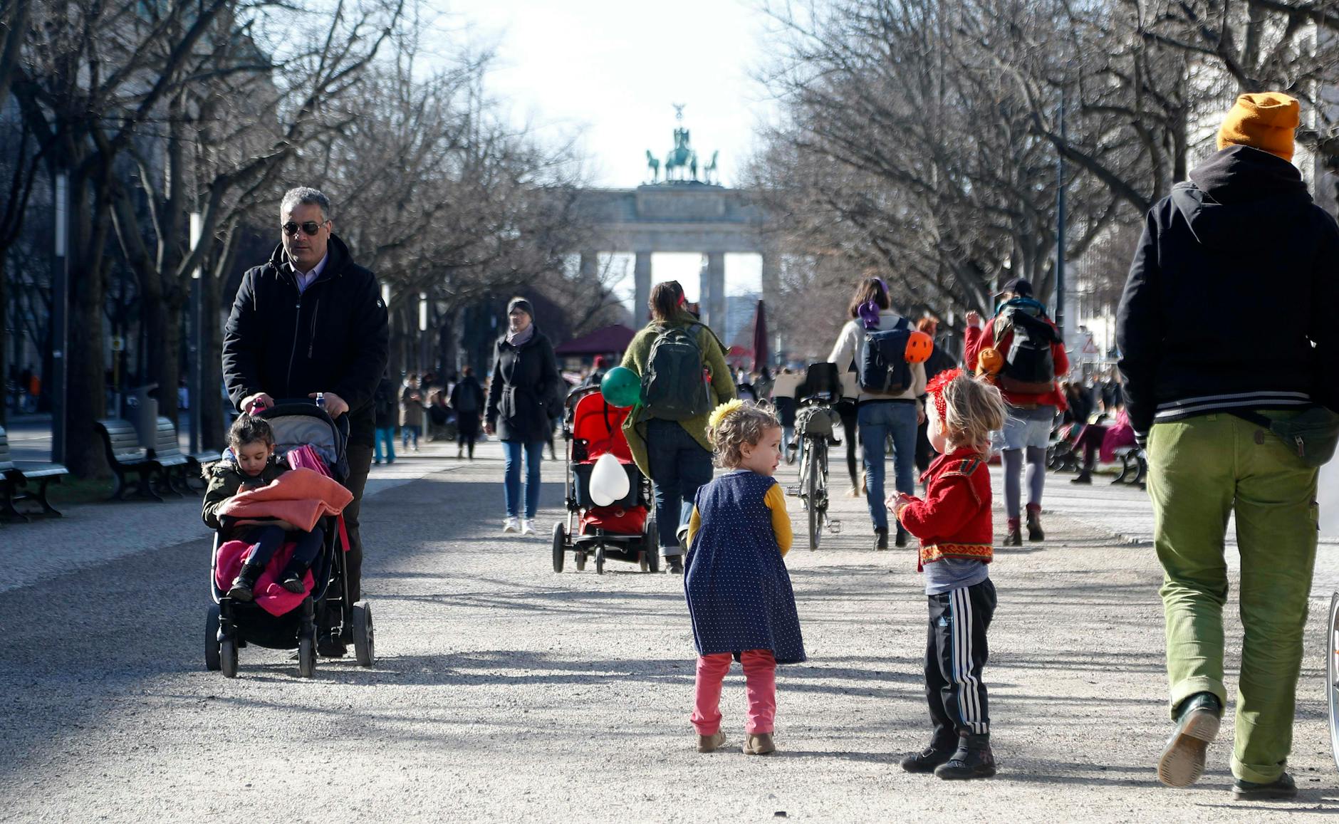 Können das Stresslevel senken: Berlins breite Bürgersteige.