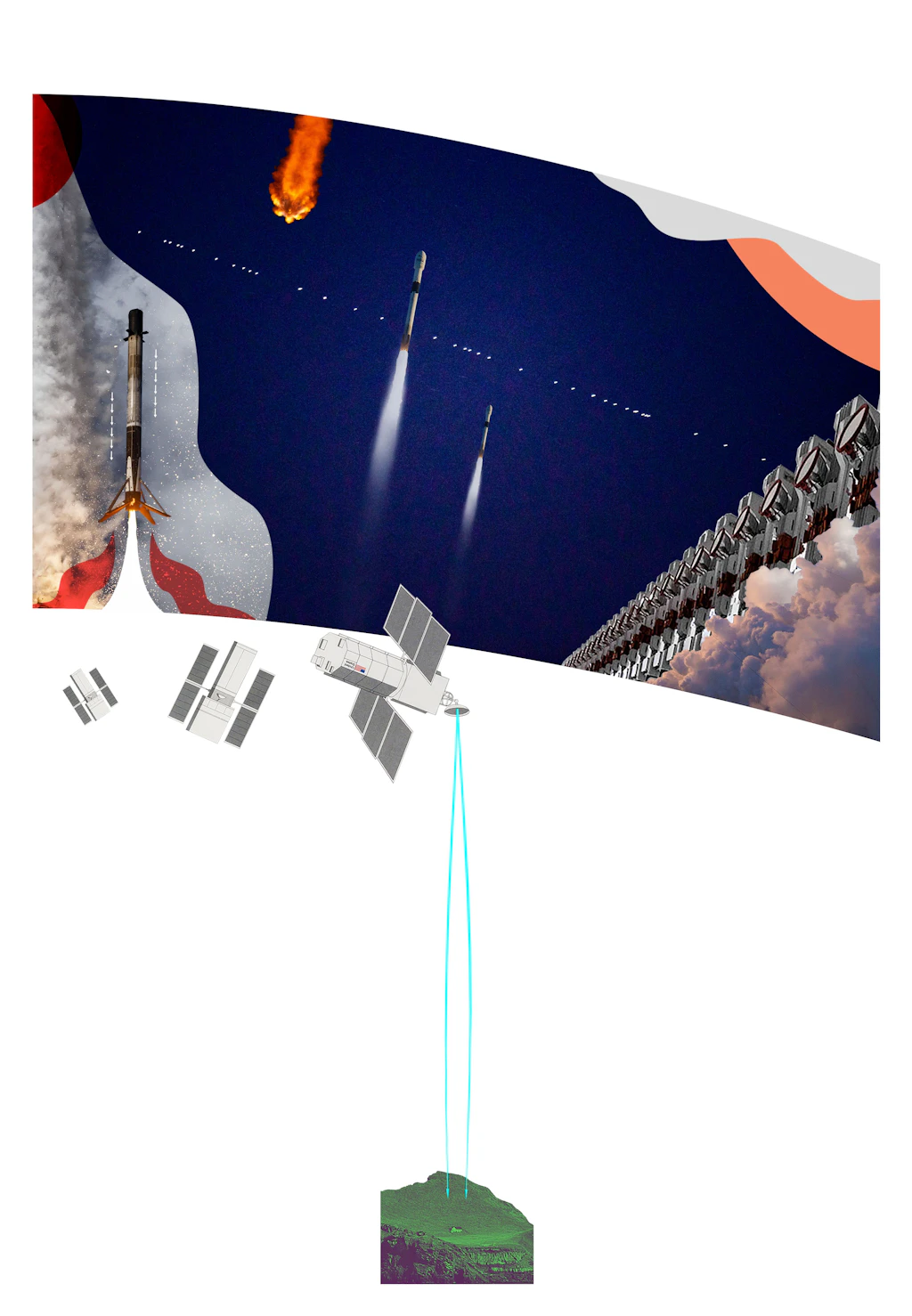 Elon Musk schickt Tausende Satelliten ins All: Auf Erden sind wir nie grandios
