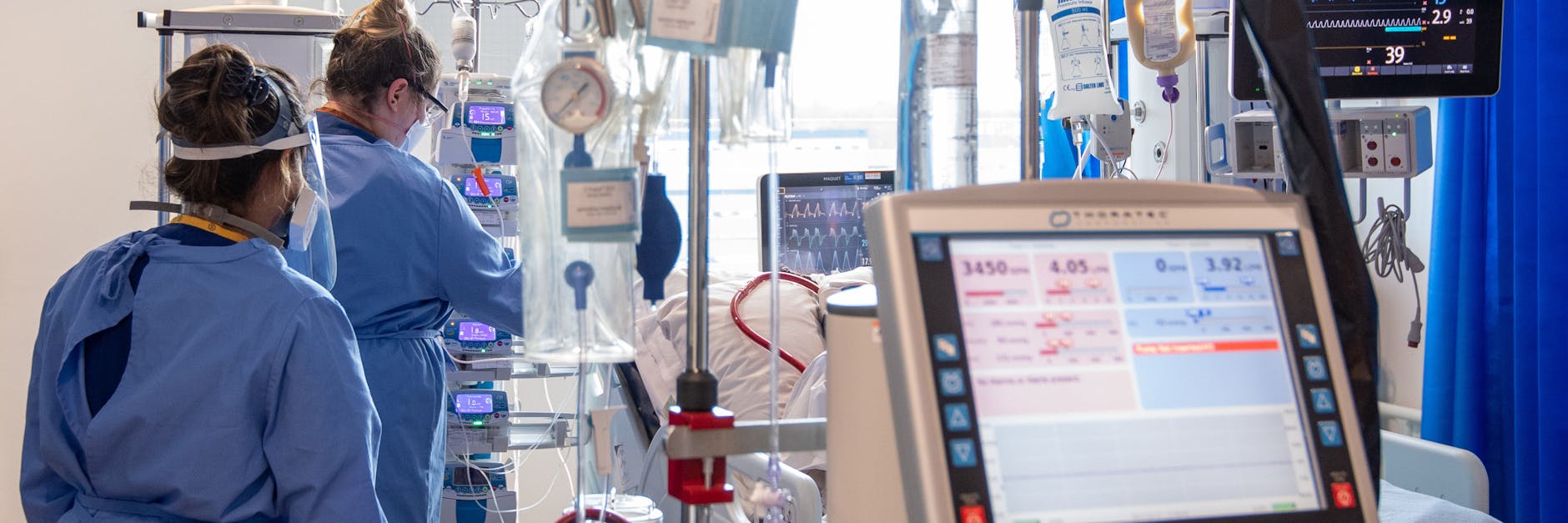 Die Welle von Covid-19-Patienten könnte bald die Intensivstationen überrollen.