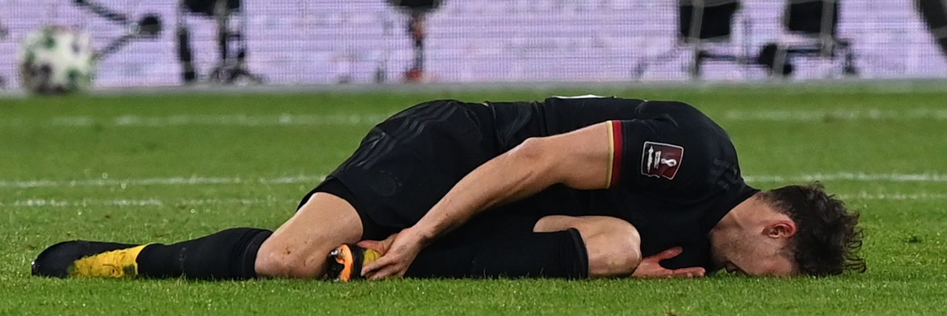 Leon Goretzka bekam beim 3:0 gegen Island einen Tritt in die Wade.<br><br>