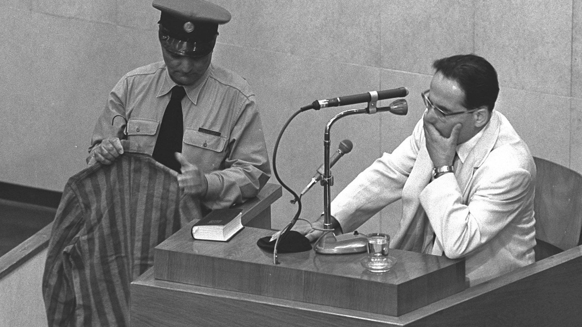 Yehiel De-Nur während des Eichmann-Prozesses in Jerusalem