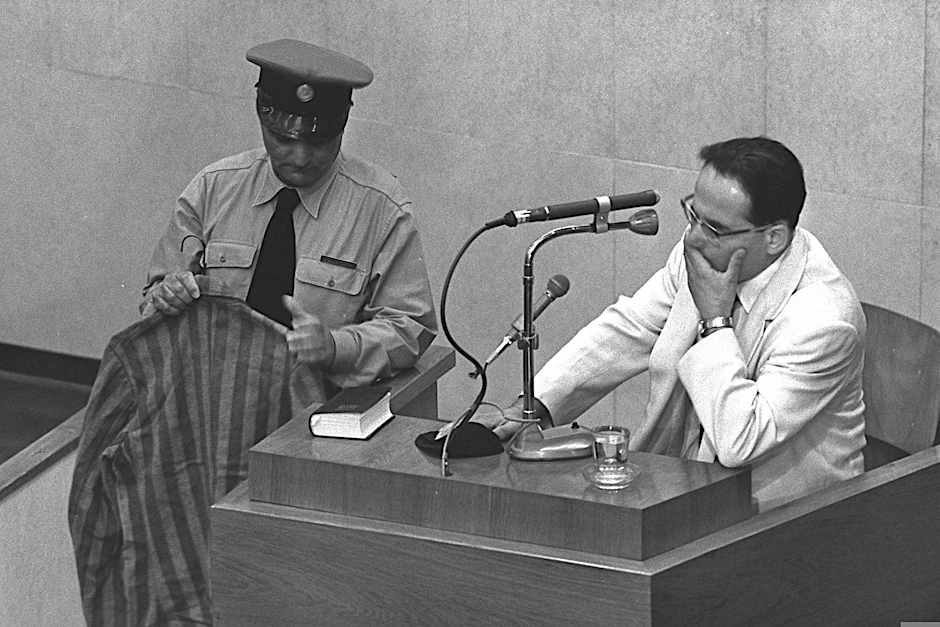 Yehiel De-Nur während des Eichmann-Prozesses in Jerusalem