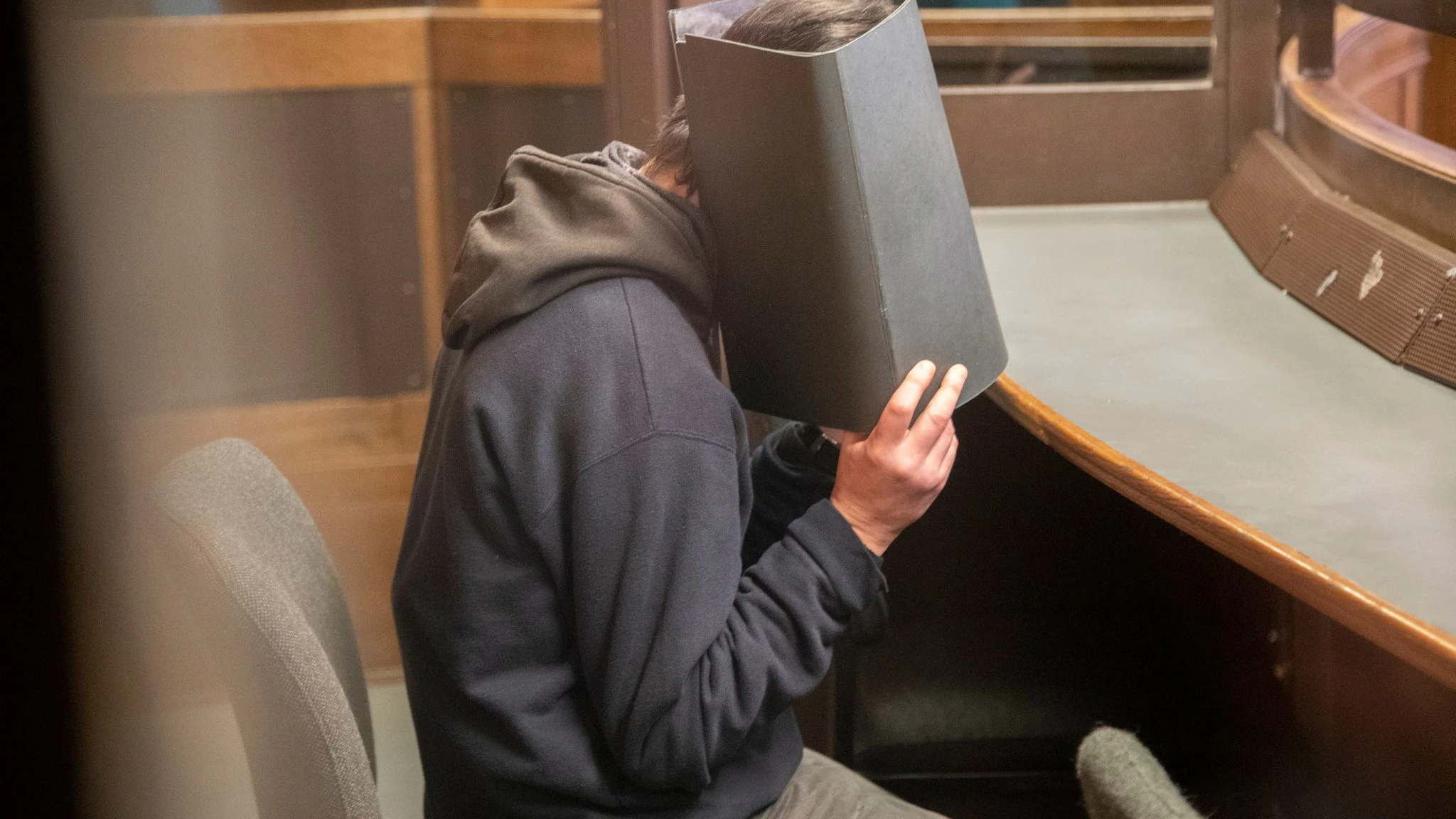 Der Angeklagte Bekim H. vor Gericht.<br>
