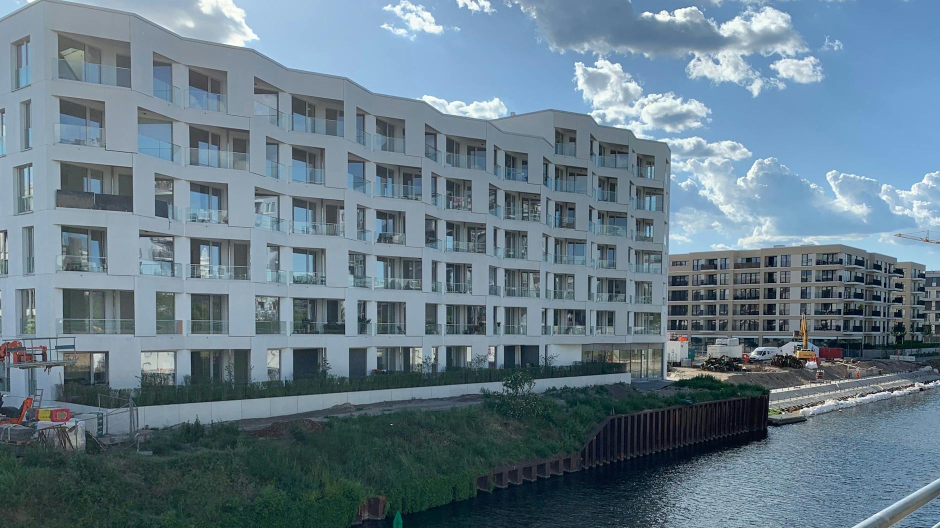 Schon fertig: Wohnungen in der Europacity.