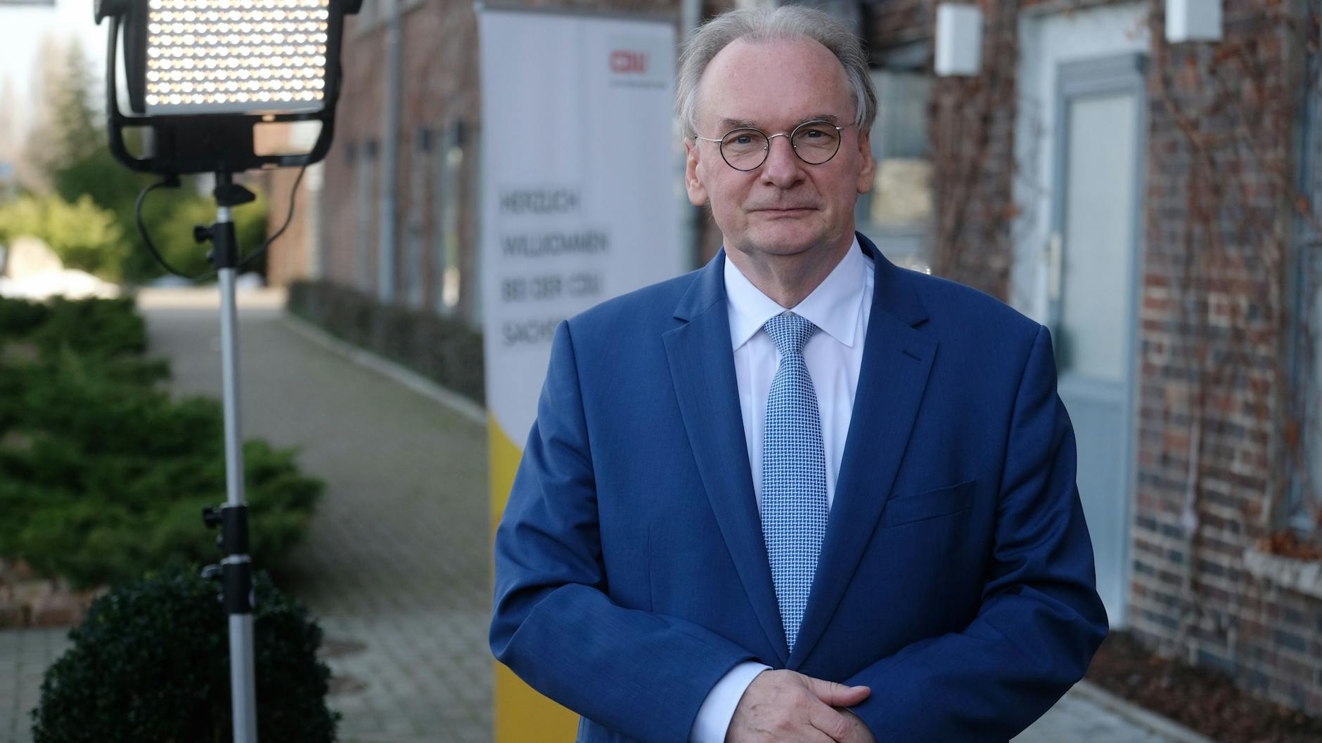 Würde sich mit Sputnik V impfen lassen: Sachsen-Anhalts Ministerpräsident Reiner Haseloff. 
