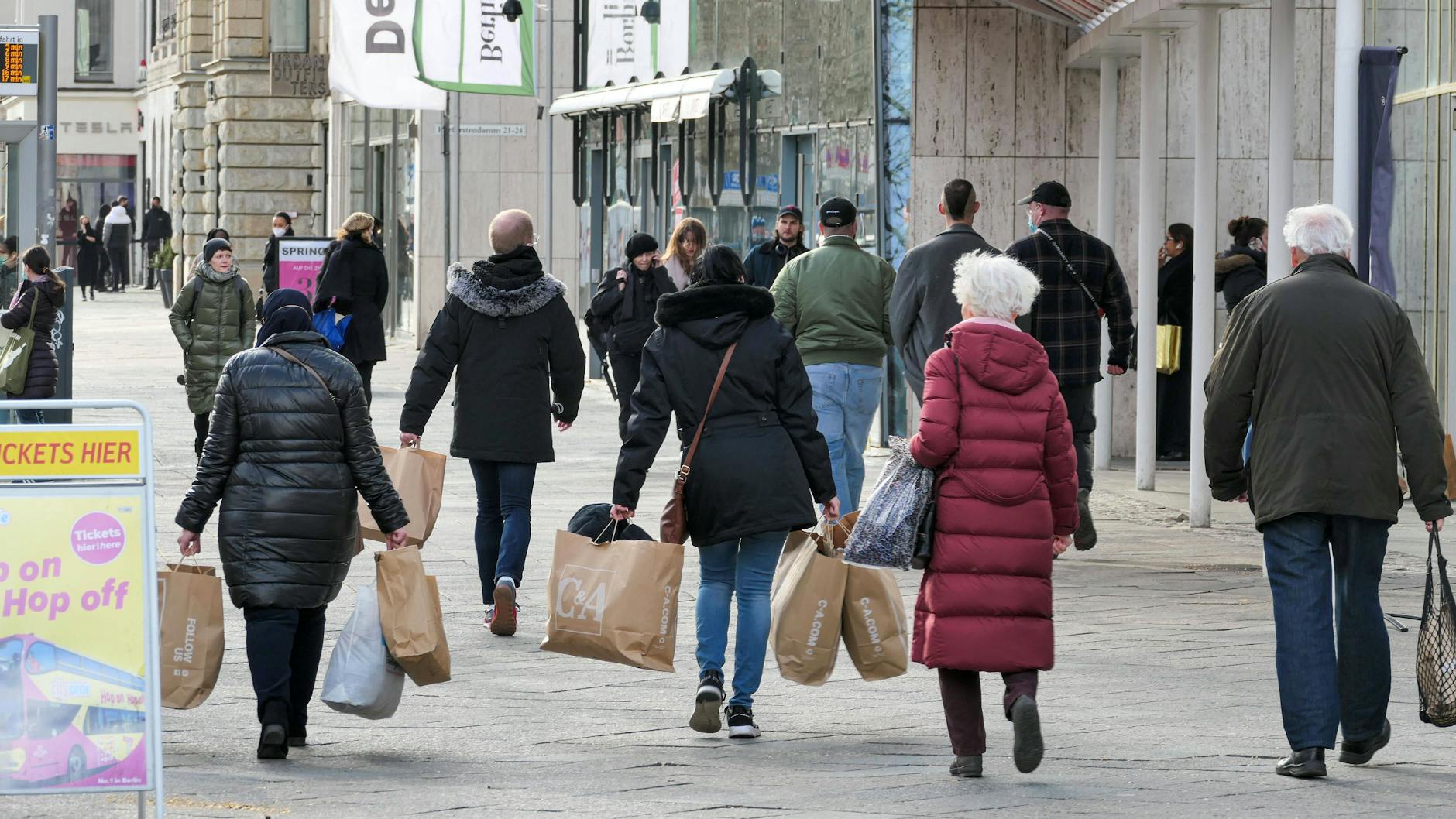 Für Shopping brauchen die Berliner ab Mittwoch einen negativen Corona-Test.