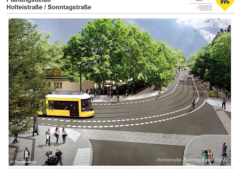 Die geplante Neubaustrecke zum Ostkreuz in Friedrichshain. Das Projekt zeigt, wie kompliziert Verkehrsprojekte mittlerweile sind.&nbsp;