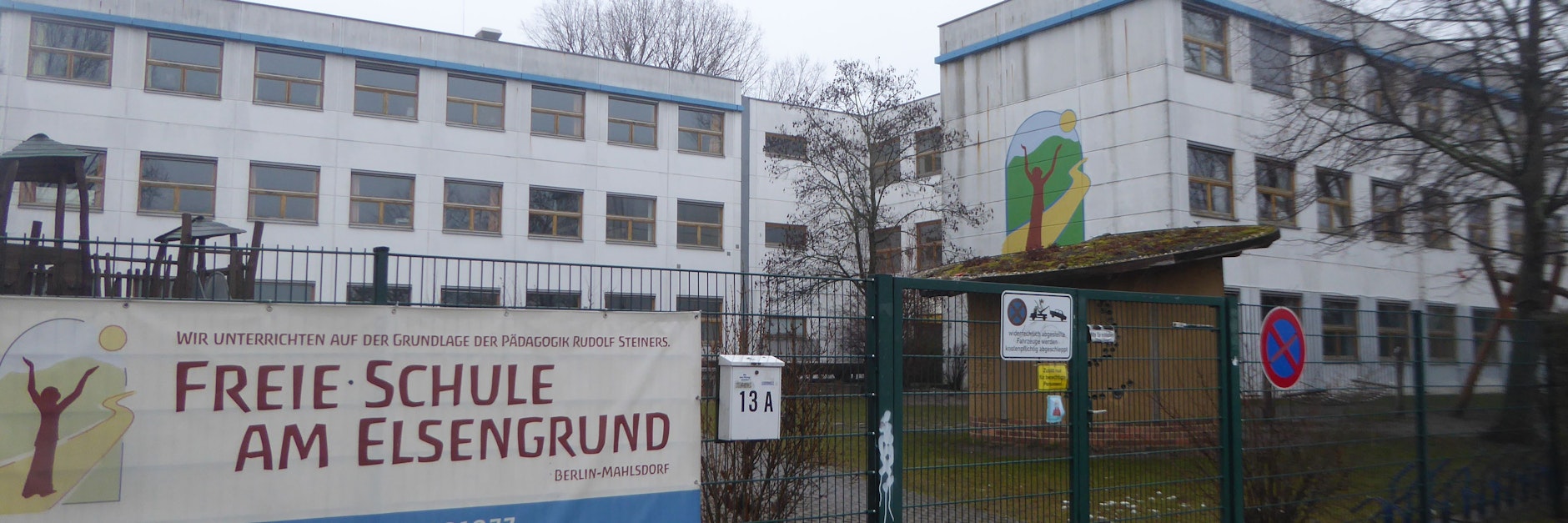Die Freie Schule am Elsengrund in Mahlsdorf.<br>
