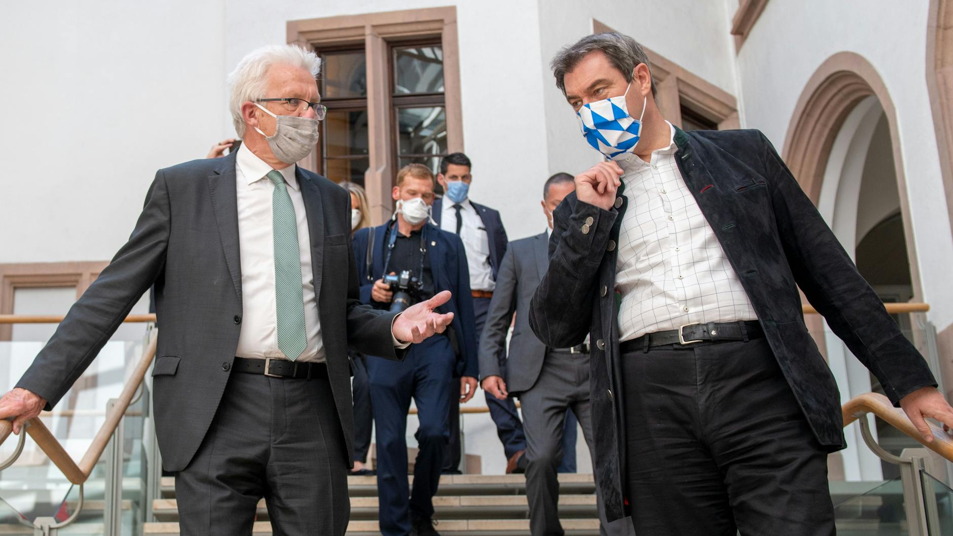 Winfried Kretschmann (links) und Markus Söder