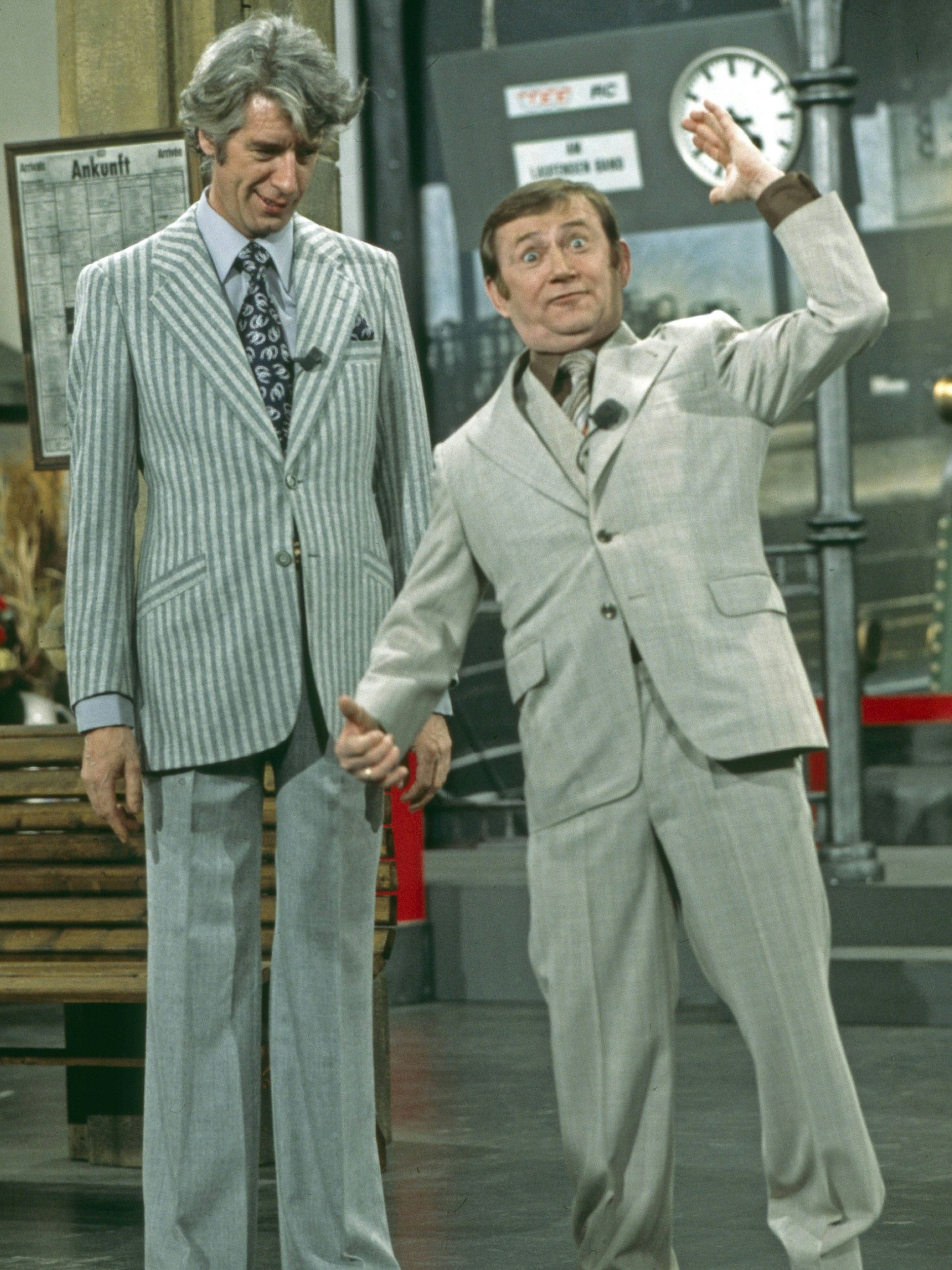 Eberhard Cohrs mit Rudi Carrell.