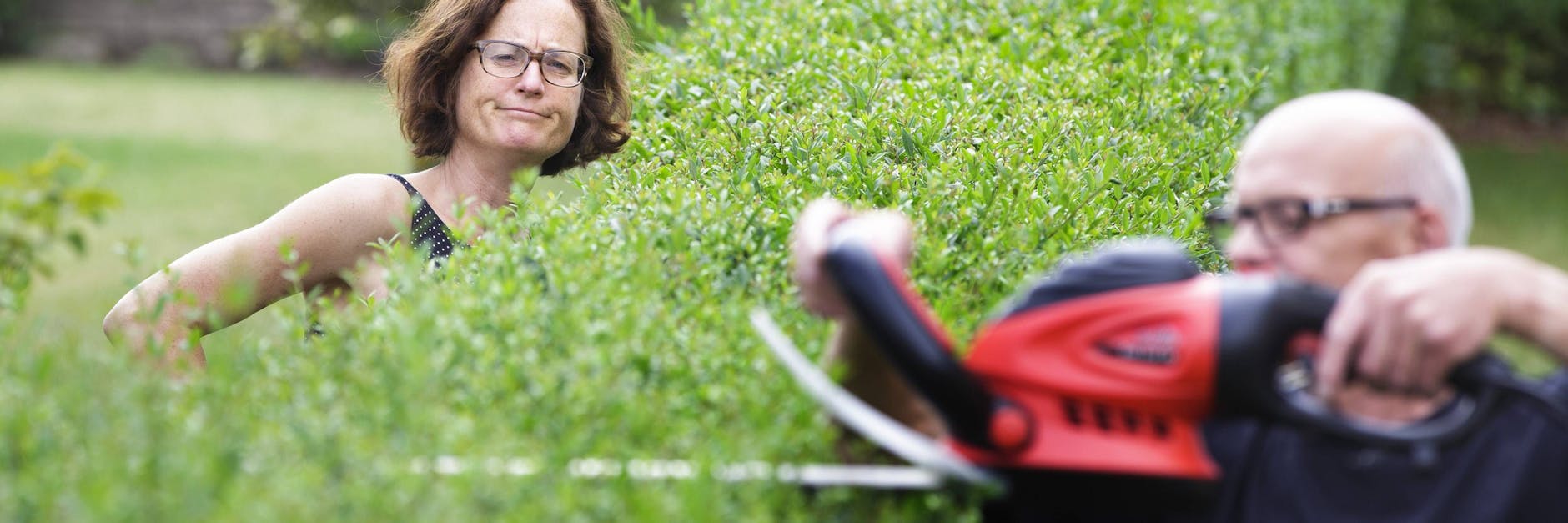 Heckeschneiden ist für viele Leute ein ganz wichtige Angelegenheit.