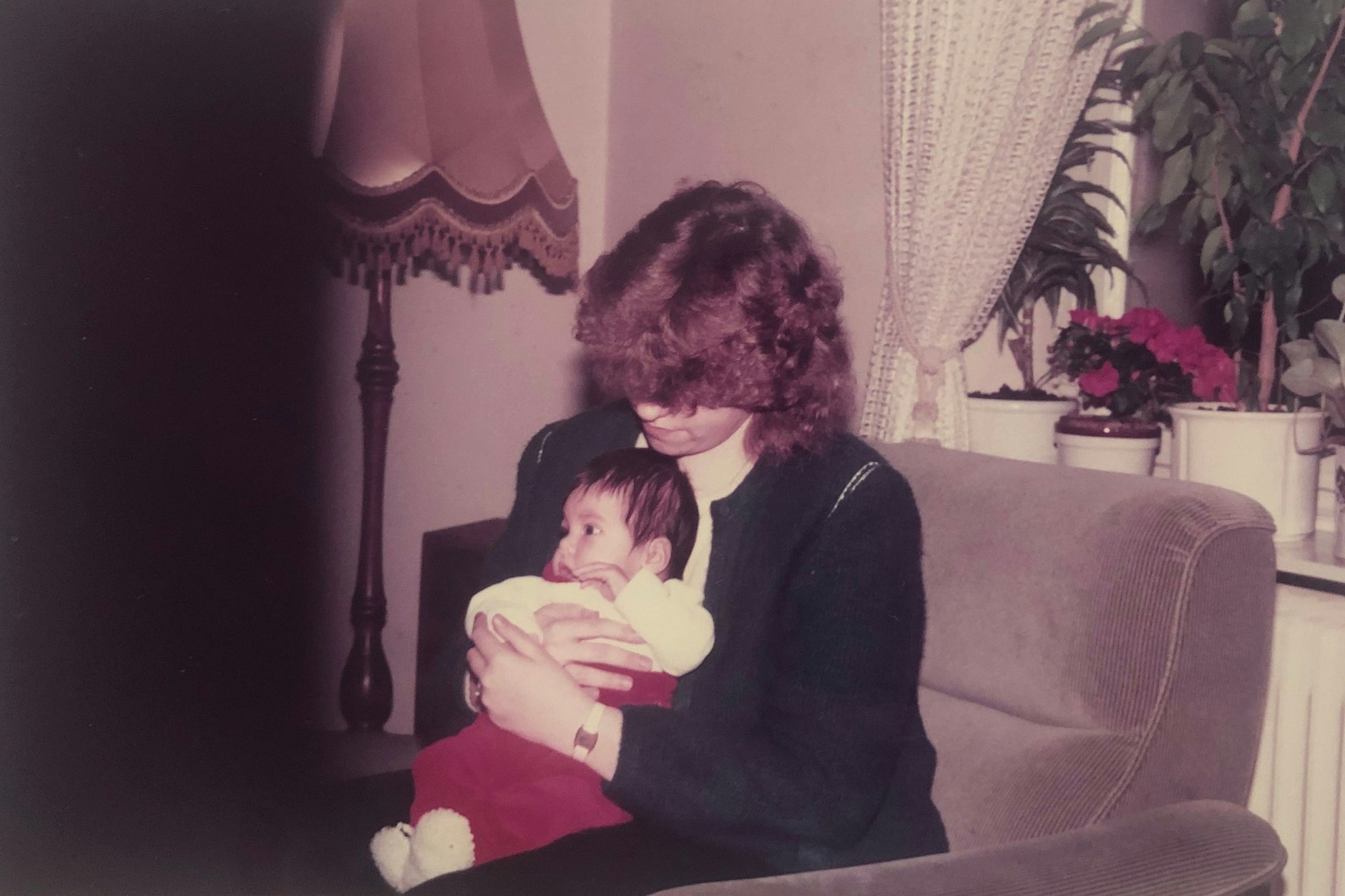 Katharina Brienne mit ihrer Mutter.<br>